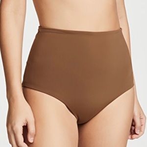 Mara Hoffman Lydia Bikini Bottoms - Brown - Size M